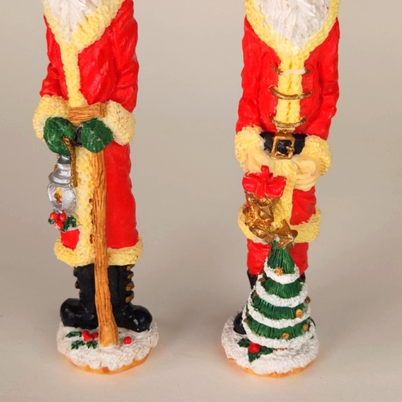 Retro Resin Santa set of 2 Santas - Picture 4 of 9